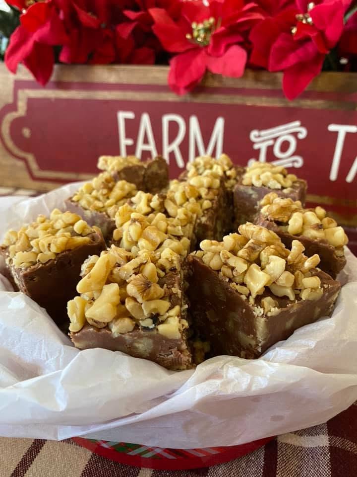 Homemade Walnut Fudge from Loodles Sweet Treats