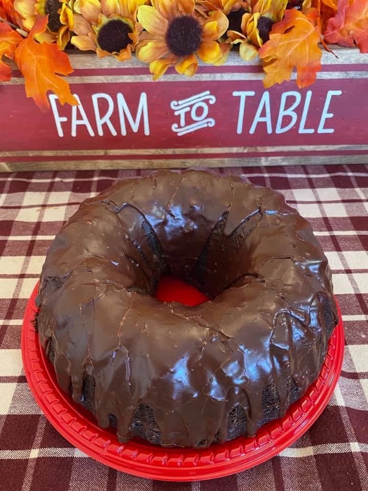 Homemade Chocolate Bundt Cake from Loodles Sweet Treats